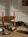 Świecznik Dito  - Double Dark Brown, Ferm Living  