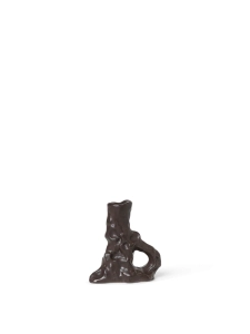 Świecznik Dito Candle Holder - Single Dark Brown, Ferm Living 