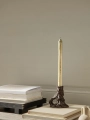 Świecznik Dito Candle Holder - Single Dark Brown, Ferm Living 