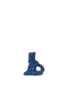 Świecznik Dito Candle Holder - Single Bright Blue, Ferm Living 