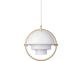 Lampa wisząca Multi-Lite Small Brass/White Semi Matt Gubi