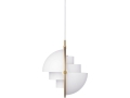 Lampa wisząca Multi-Lite Small Brass/White Semi Matt Gubi