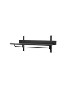 Półka Rack Shelf - Black Ash/Black Brass, Ferm Living  