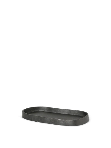 Yama Tray - Owalny - Czarne aluminium, Ferm Living 