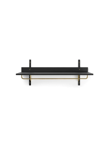 Półka Rack Shelf - Black Ash/Brass, Ferm Living  