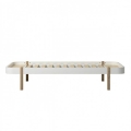 Łóżko Wood Lounger 90x200cm white/oak  Oliver Furniture  