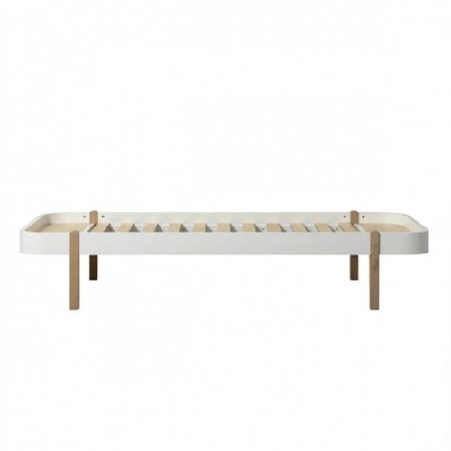 Łóżko Wood Lounger 90x200cm white/oak  Oliver Furniture  