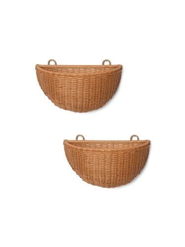 Plecione kosze Wall Pockets, Ferm Living 