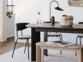 Stół  Bevel rozkładany x 2 White Oiled Oak Ø117-217cm  Ferm Living   2 kolory