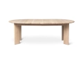 Stół  Bevel rozkładany x 2 White Oiled Oak Ø117-217cm  Ferm Living   2 kolory