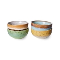 ZESTAW 4 CERAMICZNYCH MISEK TAPAS 70'S, CASTOR HKLIVING