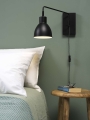 LAMPA ŚCIENNA NOTTINGHAM/W/B CZARNA It's About RoMi