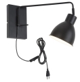 LAMPA ŚCIENNA NOTTINGHAM/W/B CZARNA It's About RoMi