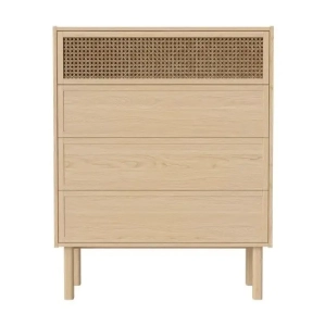 Komoda Cana H;113 Cm Dąb Bielony Bolia