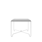 Stół TROPIQUE Dining Outdoor White Semi Matt GUBI