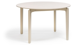 TON okrągły stół LEAF blat 127cm multiplex Buk