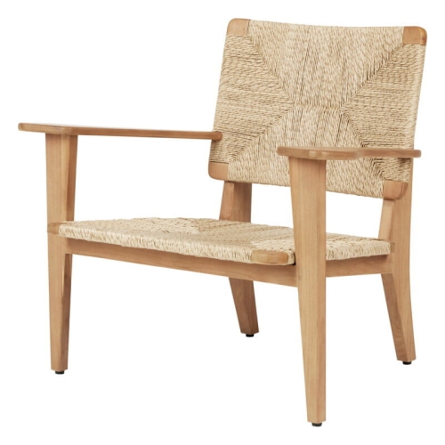 Krzesło F-Chair lounge  natural - teak Gubi