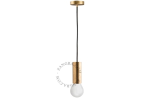 Mosiężna lampa wisząca Zangra