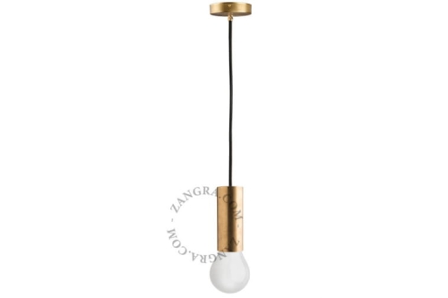 Mosiężna lampa wisząca Zangra