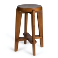 Stołek barowy  Bar Stool Wood DT. W.19. Detjer 