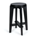 Stołek barowy  Bar Stool Wood DT. W.19. Detjer 