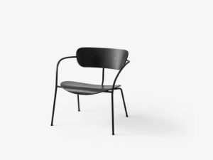 &Tradition fotel Pavilion AV5 czarny dąb