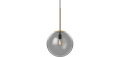 LAMPA WISZĄCA SOLITARIRE ORB brass 25CM BOLIA  