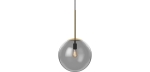 LAMPA WISZĄCA SOLITARIRE ORB brass 25CM BOLIA  