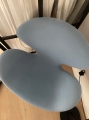 Fotel SWAN 3320 FRITZ HANSEN  TONUS błękit 