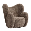 Fotel Obrotowy Big Big Chair Sheepskin różne kolory Norr 11