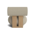 Fotel Hippo Bouclé Upholstery  różne kolory  Norr 11