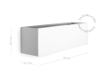 Kinkiet ceramiczny 25cm Zangra