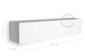 Kinkiet ceramiczny 40cm Zangra