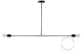 Lampa wisząca porcelanowa / metalowa Zangra