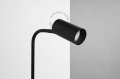 Lampa podłogowa regulowana Achille - czarna Zangra