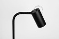 Lampa podłogowa regulowana Achille - czarna Zangra