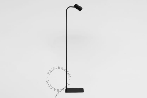 Lampa podłogowa regulowana Achille - czarna Zangra