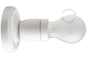 Kinkiet porcelanowy biały light.019.011.w Zangra