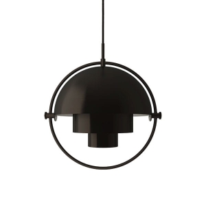 Lampa wisząca Multi-Lite Black Brass/Black 36 cm  Gubi