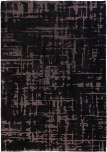 Dywan Nowoczesny Czarny  różne rozmiary  Louis de Poortere