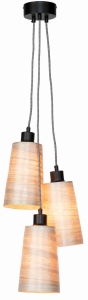 LAMPA WISZĄCA SAHARA POTRÓJNY ABAŻUR, ROZMIAR S	GOOD&MOJO