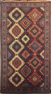 Bordowy Dywan Perski  Reza's 265x155 cm