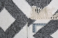Dywan w Romby Czarno Biały Reza's 80x300 cm