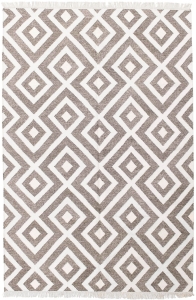 Dywan w Romby Beżowo Biały Reza's 140x200 cm
