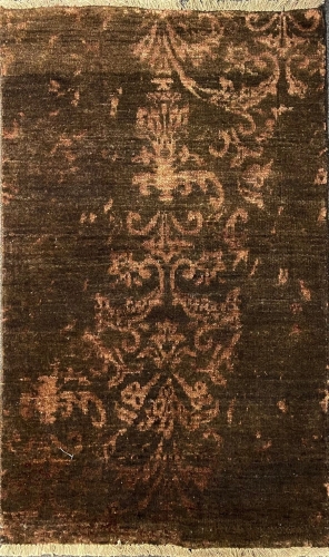Brązowy ekskluzywny dywan 3D w Nowoczesnym Wzorze Reza's 60x90 cm