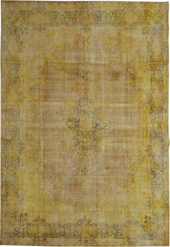 Żółty Dywan Perski Reza's 403x290 cm