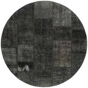 Czarny Dywan Okrągły Perski rózne rozmiary Reza's