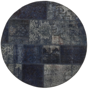 Granatowy Dywan Okrągły Perski rózne rozmiary Reza's