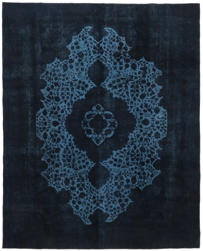 Granatowy Dywan Perski Reza's 366x297cm