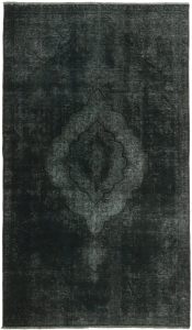 Czarno Zielony Dywan Perski Reza's 252x140cm 